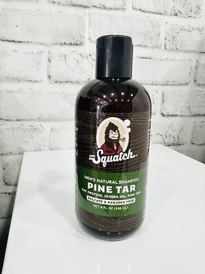 Dr. Squatch Men's Natural Shampoo PINE TAR - 8oz - Sulfate & Paraben Free