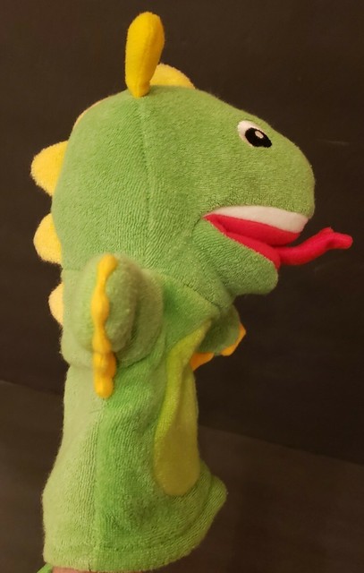 baby einstein green dragon puppet