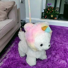 BARBIE 63262 WALING PUPPY WITH UNICORN HAT 25 CM / MATTEL 2023