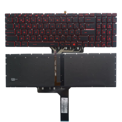 Laptop Latin Spanish Keyboard for MSI GF62 GF62VR GF72VR GP73 LEOPARD MS-17C6