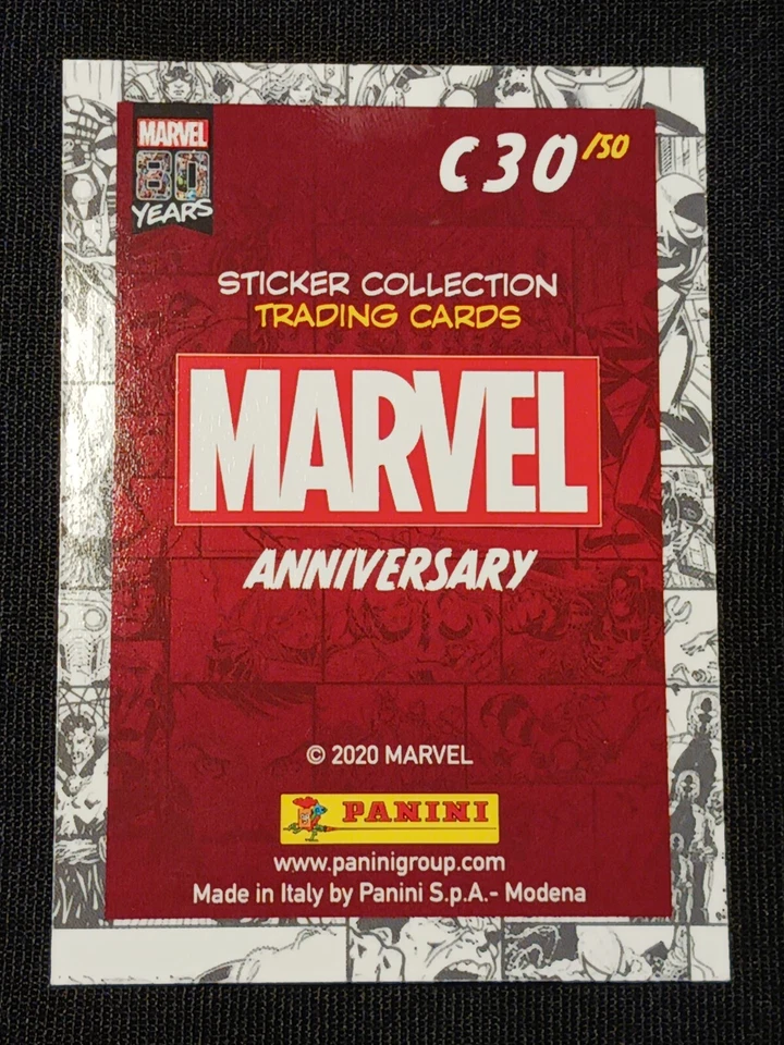 2020 Panini 80 YEARS CAPTAIN AMERICA INSERT C30/50 🔥 - Image 2 of 2