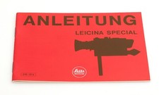 Leica Leitz Leicina Manuale Speciale in Italiano
