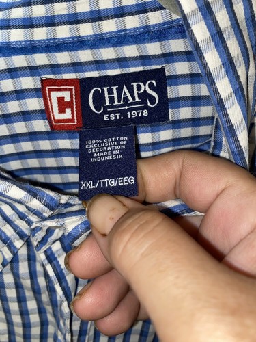 Chaps Ralph Lauren LS SHIRT XXL Clearance - Picture 3 of 5
