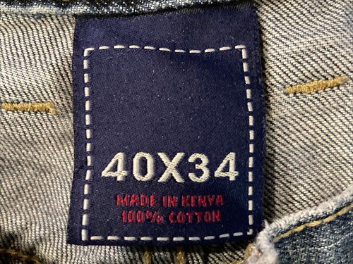 US Polo Assn Mens Relaxed Loose Vintage Denim Blue Jeans TAG 40 Fits 38W x 32L - Picture 9 of 12