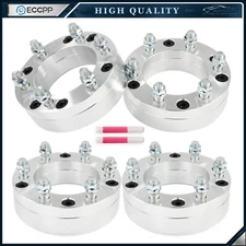 4 Pcs 2" 5x5.5 to 6x5.5 Wheel Adapters 14x1.5 For Ram 1500 5 Lug to 6 Lug Wheels