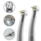 W Style Dental LED E-generator High Speed Handpiece 5*Bulb Fiber Optic / Rotor