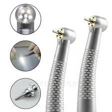 W/H Style Dental LED E-generator High Speed Handpiece 5*Bulb Fiber Optic / Rotor