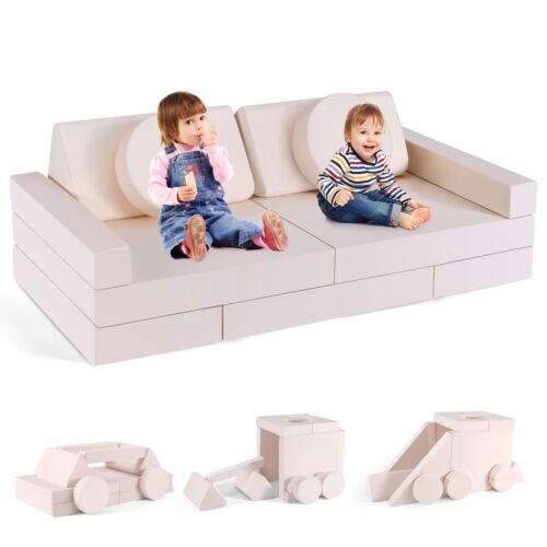 1,5M Spielsofa Modulsofa Spielmöbel Modulares Kindersofa Familienmöbel Bausteine - Bild 2 von 15