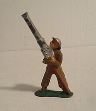 VINTAGE BARCLAY MANOIL HOLLOW CAST TOY SOLDIER ANTI AIRCRAFT GUNNER STANDING 774