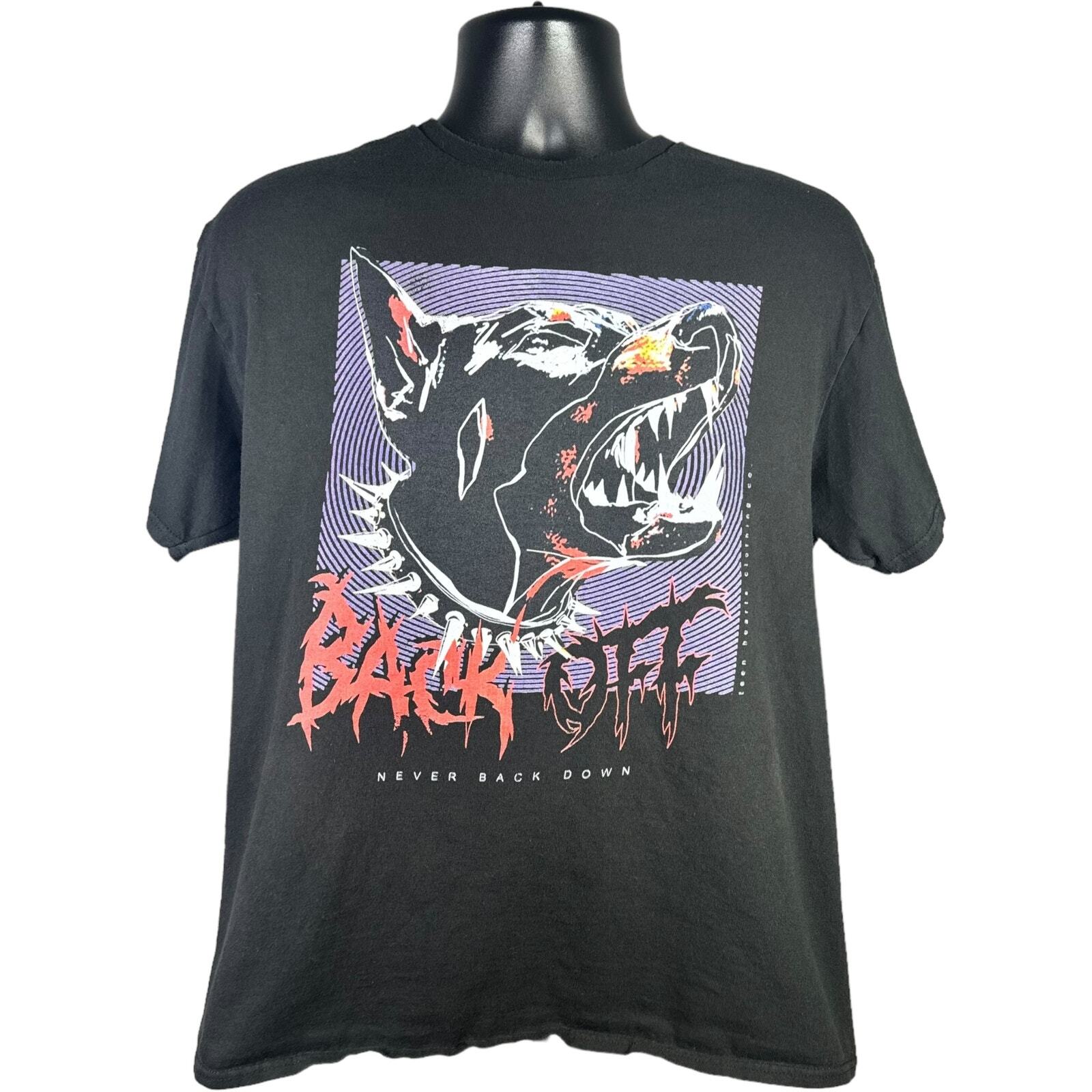 ALTRA T shirt Rottweiler "Back Off Never Back Down"