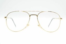 Vintage Trendline MF636 Gold Oval Glasses Eyeglass Frame NOS