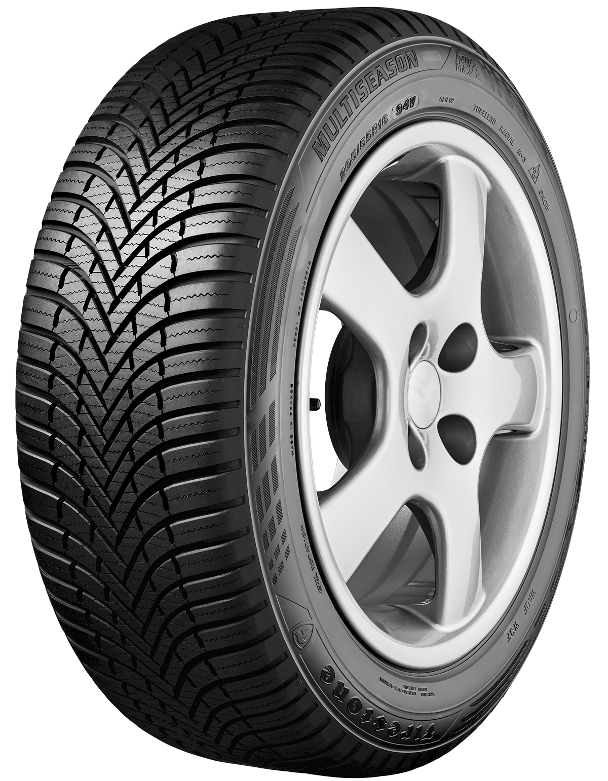 Set 4 pezzi Firestone 225/45 R17 94V MULTISEASON 2 M+S pneumatici all season