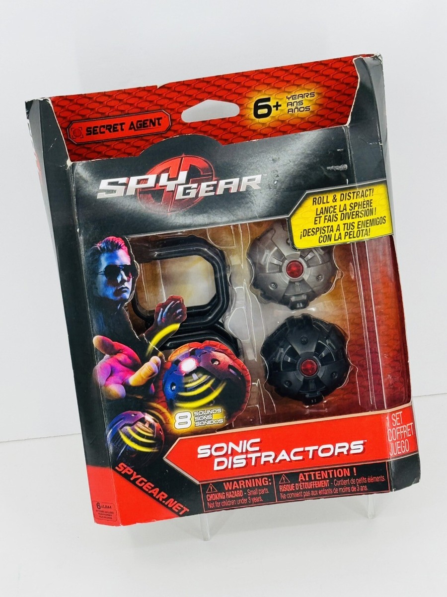 Spy Gear 2 Sonic Distractors New in Box 8 Sounds Roll & Distract +