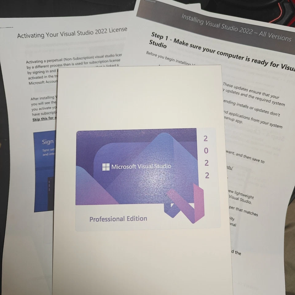 Microsoft Visual Studio 2022 Professional - 1 Device License (No-Subscription) - Image 2 of 2