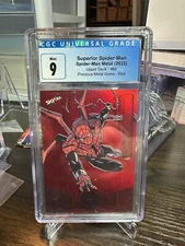 2022 Marvel Metal Universe PMG Red Superior Spider-Man #88 CGC 9 w/ AirTime 2.0!