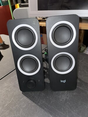 Logitech Z200 10W Multimedia Speakers, Pair - Black
