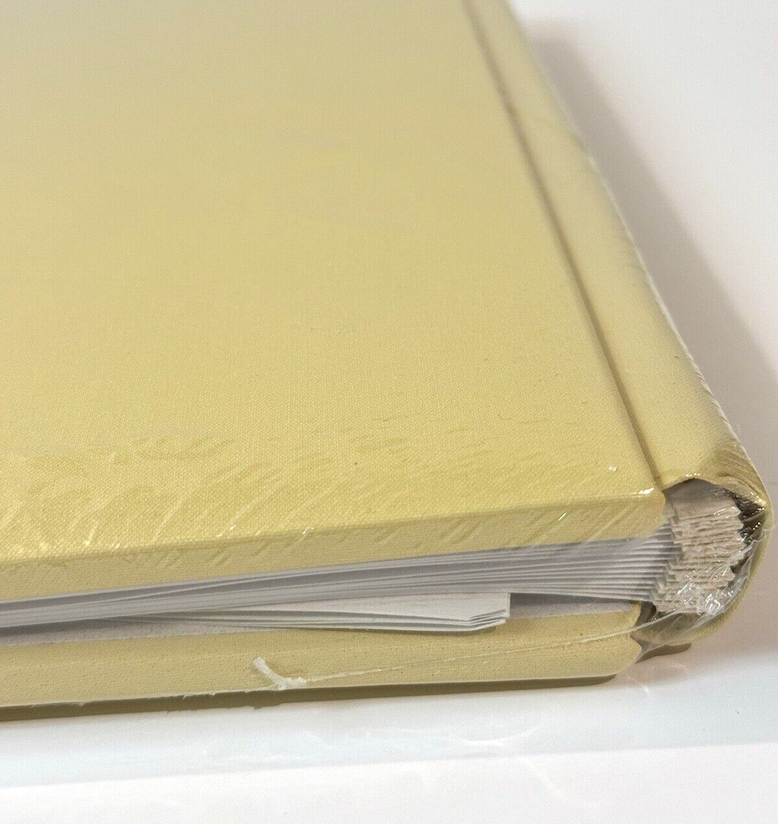 CM Creative Memories Scrapbook Original 12x12 Yellow Album Scroll