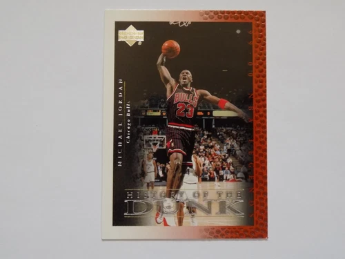 2000-01 Upper Deck History of the Dunk Michael Jordan Card #70 Bulls  HOF