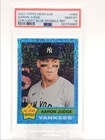 AARON JUDGE 2025 TOPPS HERITAGE CHROME AS LIGHT BLUE SPARKLE PSA 10 Q0004