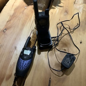 TWO Cobra PX655 Pro Business walkie-talkies 2W FRS Radio & Dual Charger. Blue