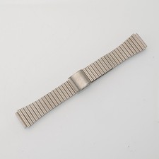 18mm Adjustable Style Vintage Stainless Steel Watch Band Bracelet Pre-Owned