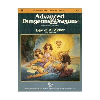TSR AD&D 1st Ed Day of Al'Akbar VG+