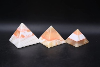 Authentic Ancient Egyptian Antiquities Alabster pyramids Sculpture Egyptian BC