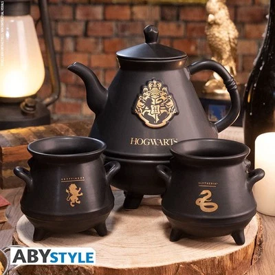 ABYSSE CORP Harry Potter - Teekanne mit Teetassen - Hogwarts