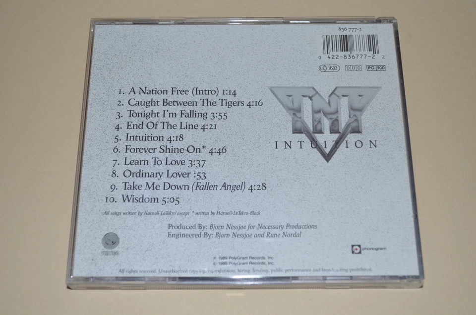 TNT – Intuition / Vertigo 1989 / West Germany / 1.st Press / Rare - Bild 2 von 2