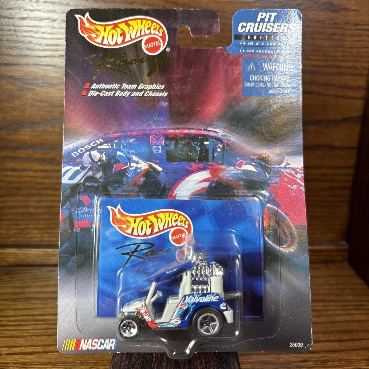 Vintage Hot Wheels Pit Cruisers Mark Martin Valvoline NASCAR Car