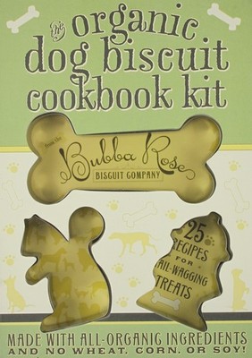 Organic Dog Biscuit Cookbook Kit,Bubba Rose Biscuit Company Jess