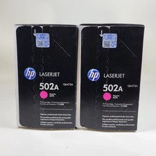 Lof Of 2 New HP 502A Q6473A Magenta Ink Cartridge