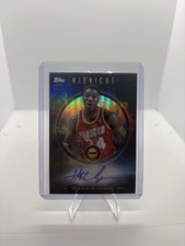 Topps 2025-26 Midnight Oil Marks Hakeem Olajuwon Autograph Summer Solstice /50