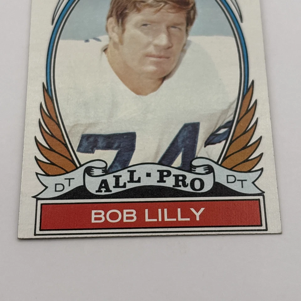 1972 Topps #280 Bob Lilly All Pro Dallas Cowboy HOF - Image 2 of 4