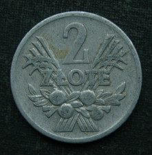 Polen 2 Zloty 1958 Poland Polska