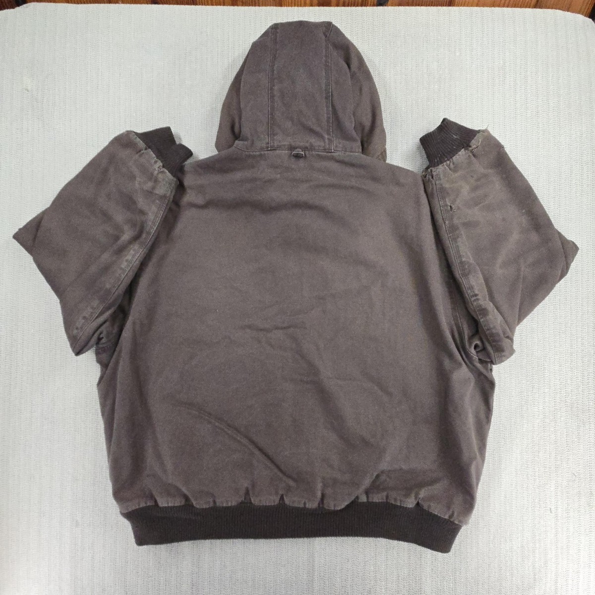 Walls Blizzard Pruf Jacket Mens 2XL Hooded Canvas Insulated Bomber
