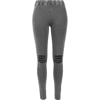 Urban Classics Ladies - Cutted Knee Leggings charcoal
