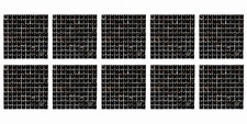 Black Shimmer Wall Backdrop 10 Sequin Panels 12x12 in Wedding Party Photo Booth