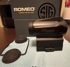 Sig Sauer Romeo-MSR GEN II Compact Red Dot Sight 1x20mm 2 MOA Red Dot 1 MOA Adj