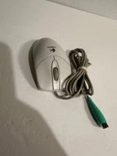 Logitech M-S48a PS/2 Vintage White Ball Mouse.
