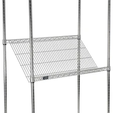Global Industrial Chrome Wire Slant Shelf 36x18