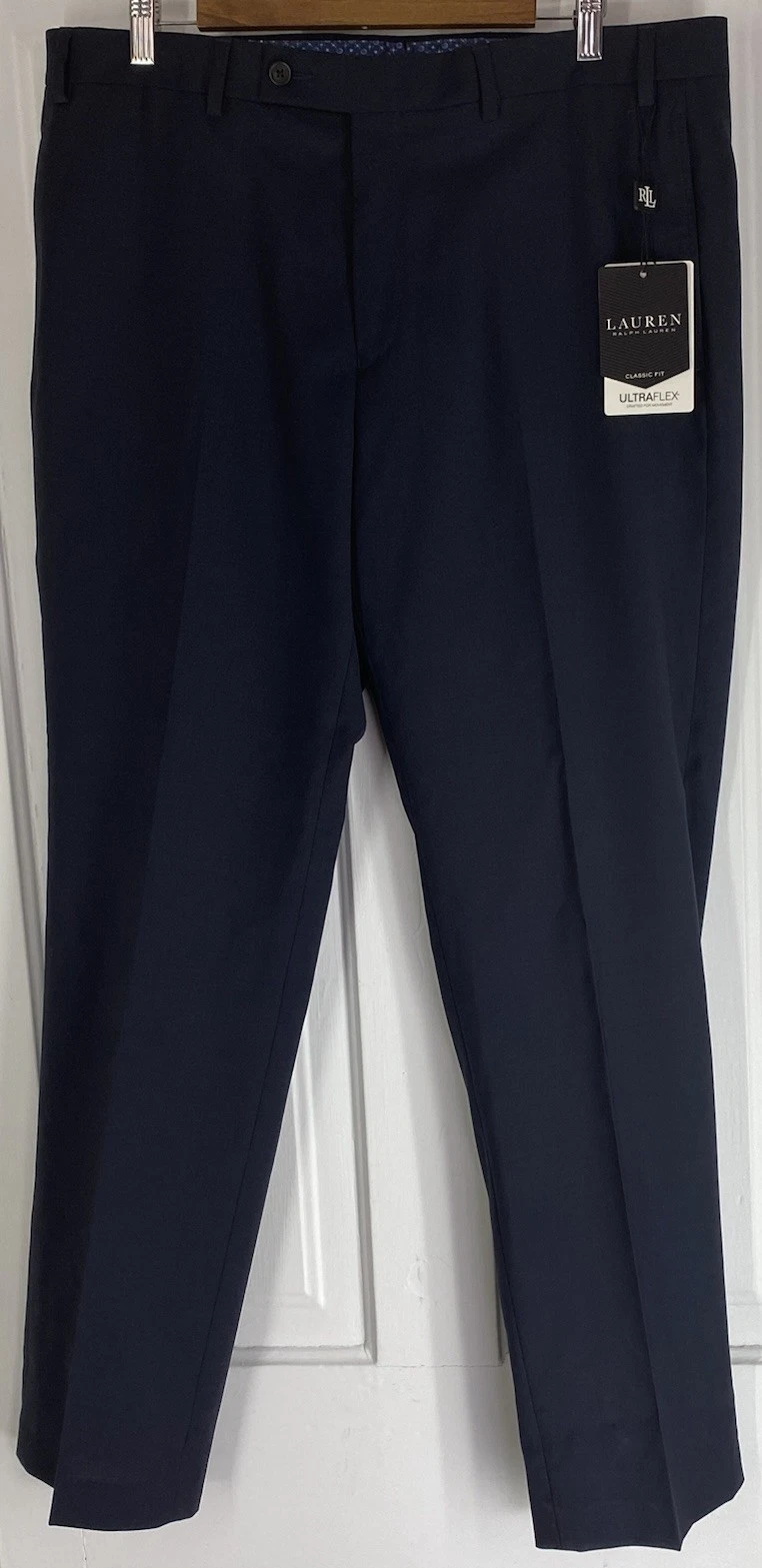 Lauren Ralph Lauren (36”x32” Mens) Norton High Performance Wool Blue Dress Pants
Opens in a new wind