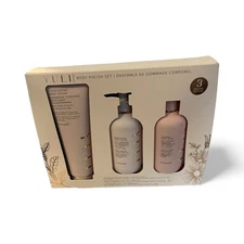 Yuli Body Polish Set – Exfoliating Body Scrub, Nourishing Body Lotion & Calming
