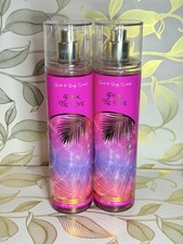 Bath  Body Works Pink Tie Dye Fine Fragrance Mist Spray Splash SET