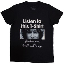 Image of John Lennon Listen Lady Official Unisex T-Shirt