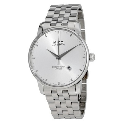 Mido Baroncelli Chronometer Jubilee Automatic Silver Dial Men's 42 mm Watch