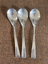 WMF Domus Brasilia 5 O'Clock Teaspoons Satin Stainless 5 1/8" Cromargan Set Of 3
