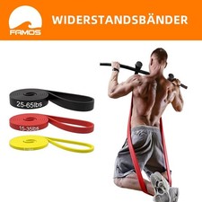 Fitnessband Gymnastikband Widerstandsbänder - 10/30/50 lbs aus Latex 3 Stärke