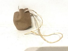 Ancienne petite Bourse sac pour plombs ou amorce chasse Militaire