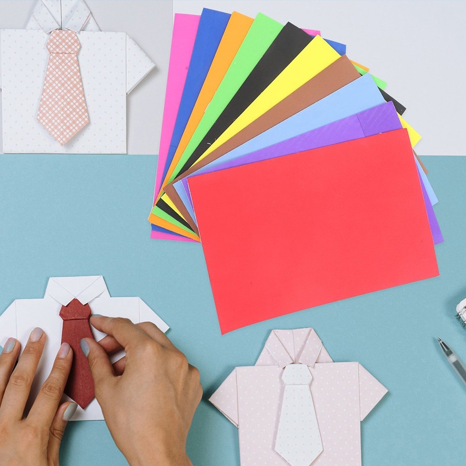 20 Sheets Color Paper for Crafts Making Papers Decorative Construction ...